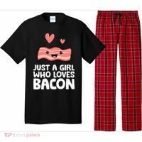 Just A Girl Who Loves Bacon Pajama Set thumb 0