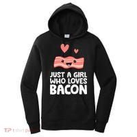 Just A Girl Who Loves Bacon Women's Hoodie thumb 0