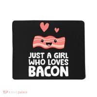 Just A Girl Who Loves Bacon Mousepad thumb 0