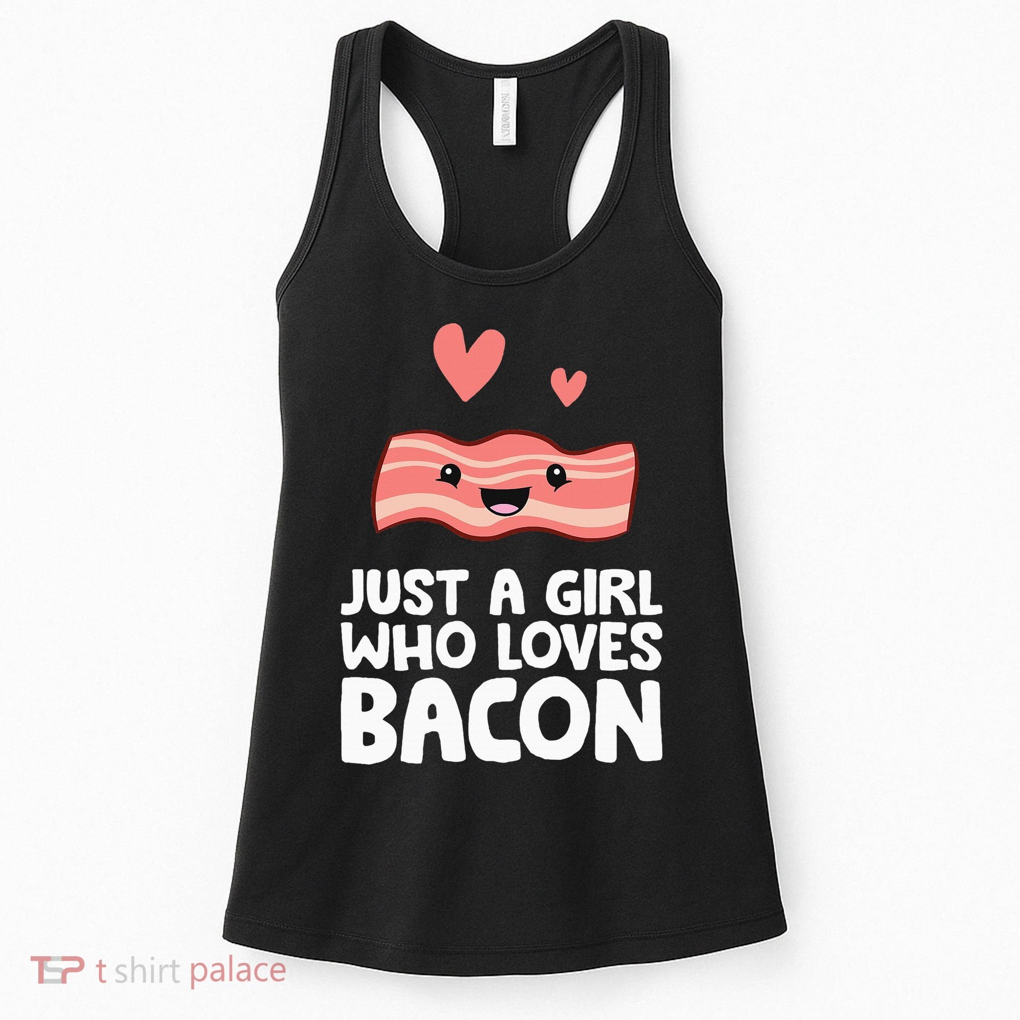 Just A Girl Who Loves Bacon Women's Tank Top