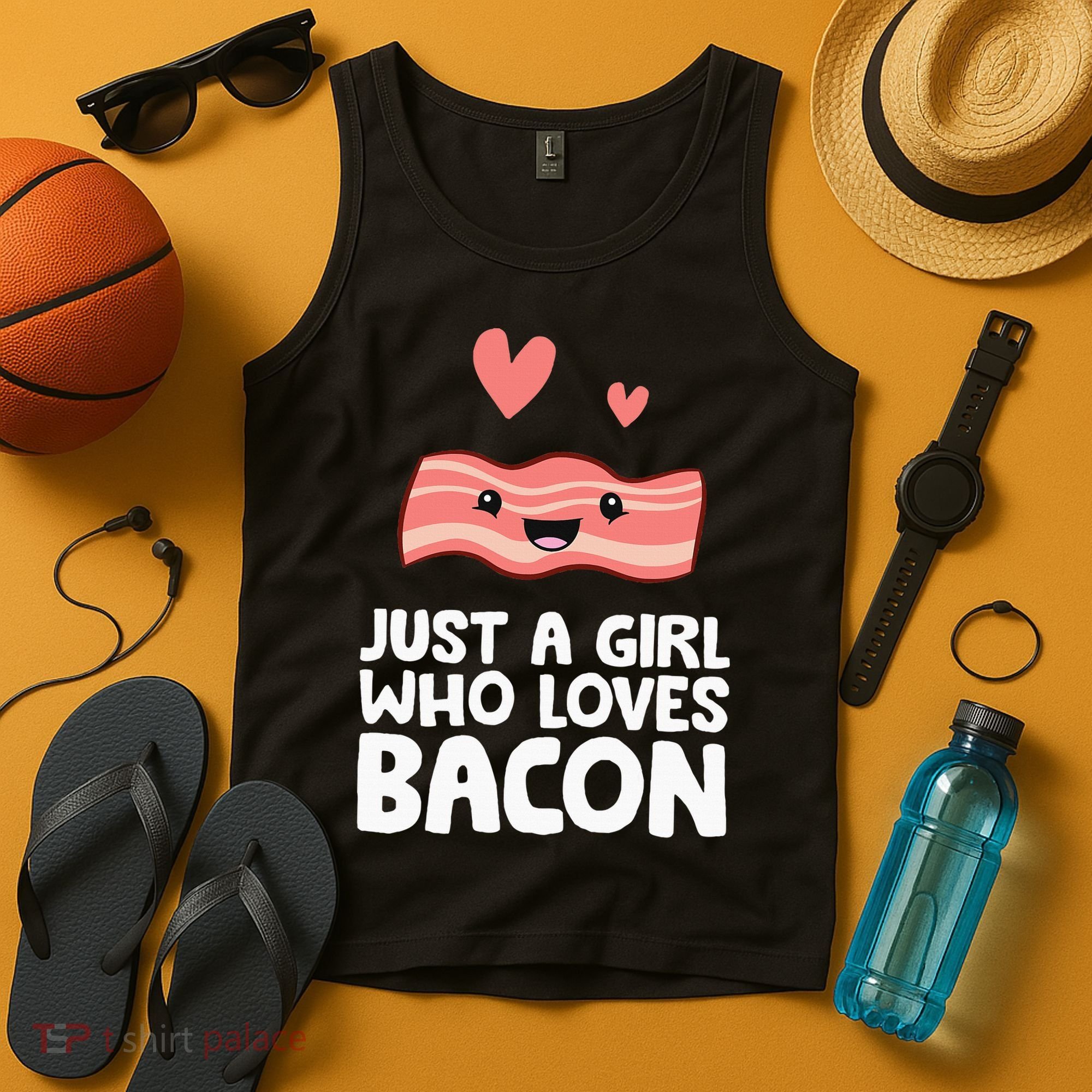 Just A Girl Who Loves Bacon Tank Top