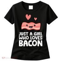 Just A Girl Who Loves Bacon Women's T-Shirt thumb 0