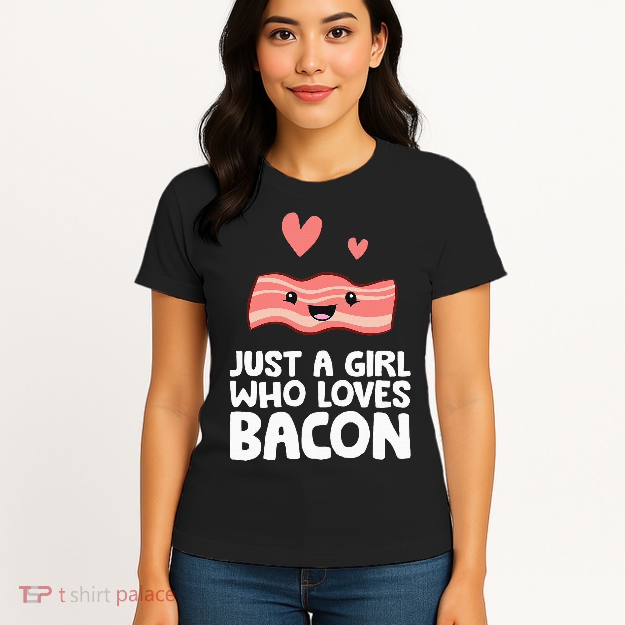 Just A Girl Who Loves Bacon Women's T-Shirt