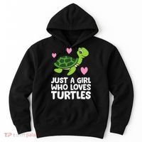 Just A Girl Who Loves Turtles Hoodie thumb 0