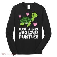 Just A Girl Who Loves Turtles Long Sleeve Shirt thumb 0