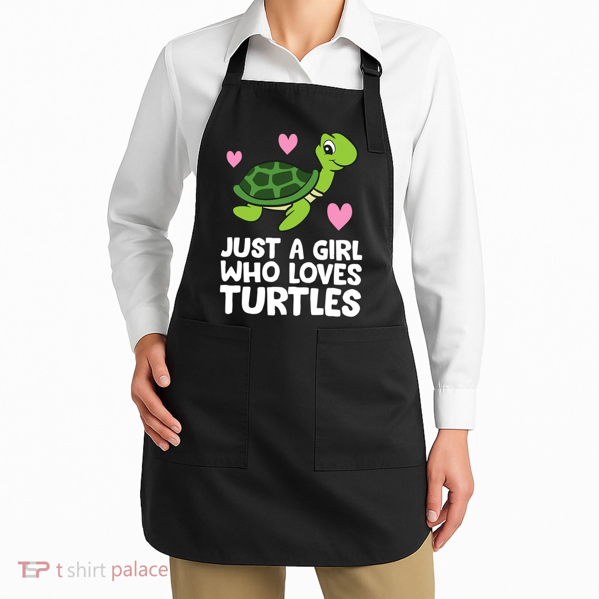 Just A Girl Who Loves Turtles Apron