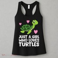 Just A Girl Who Loves Turtles Women's Tank Top thumb 3