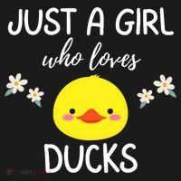 Just A Girl Who Loves Ducks Cute Duck Lover Owner Gift Women's Hoodie thumb 2