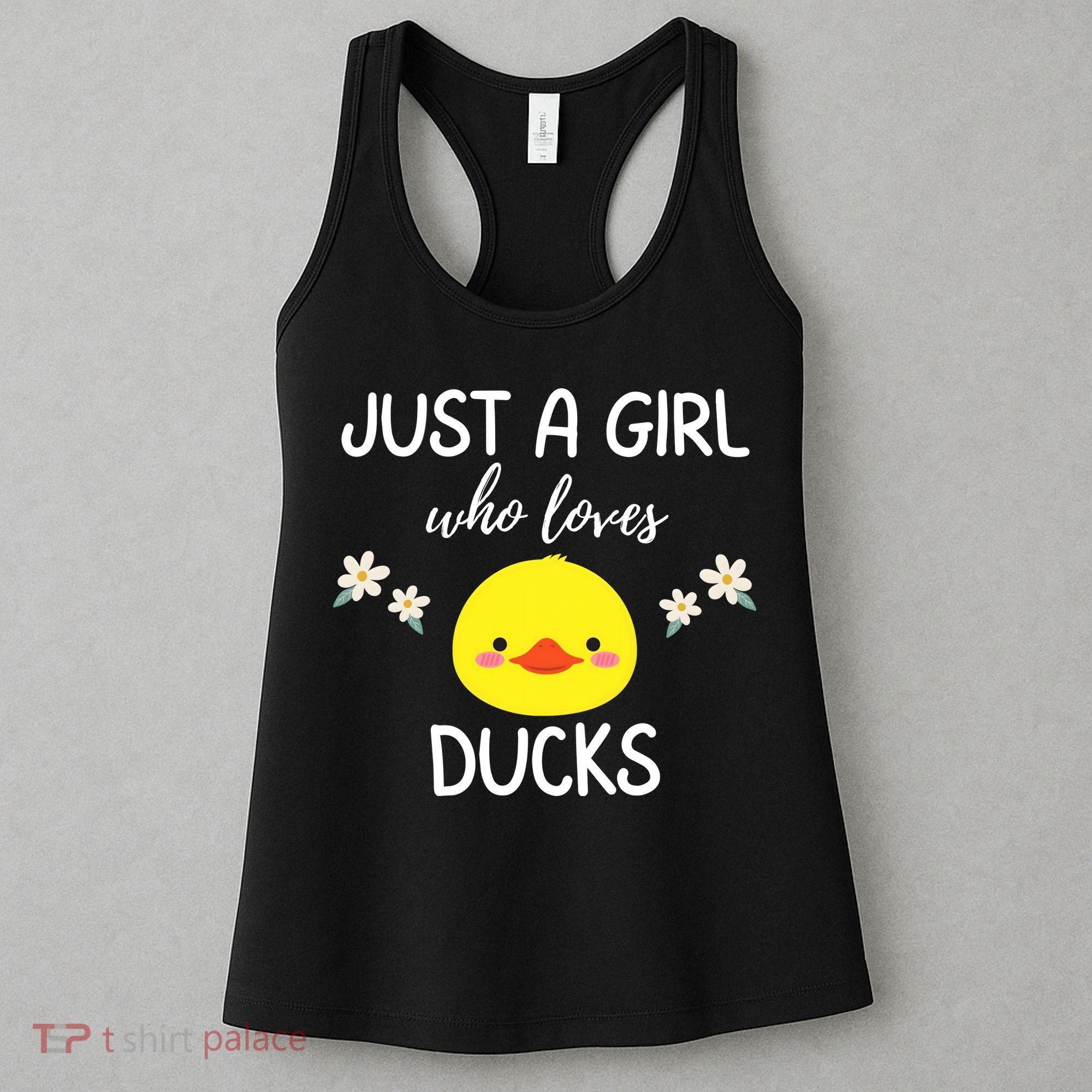 Just A Girl Who Loves Ducks Cute Duck Lover Owner Gift Women's Tank Top