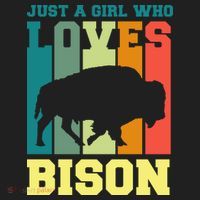 Just A Girl Who Loves Bison Beanie thumb 2