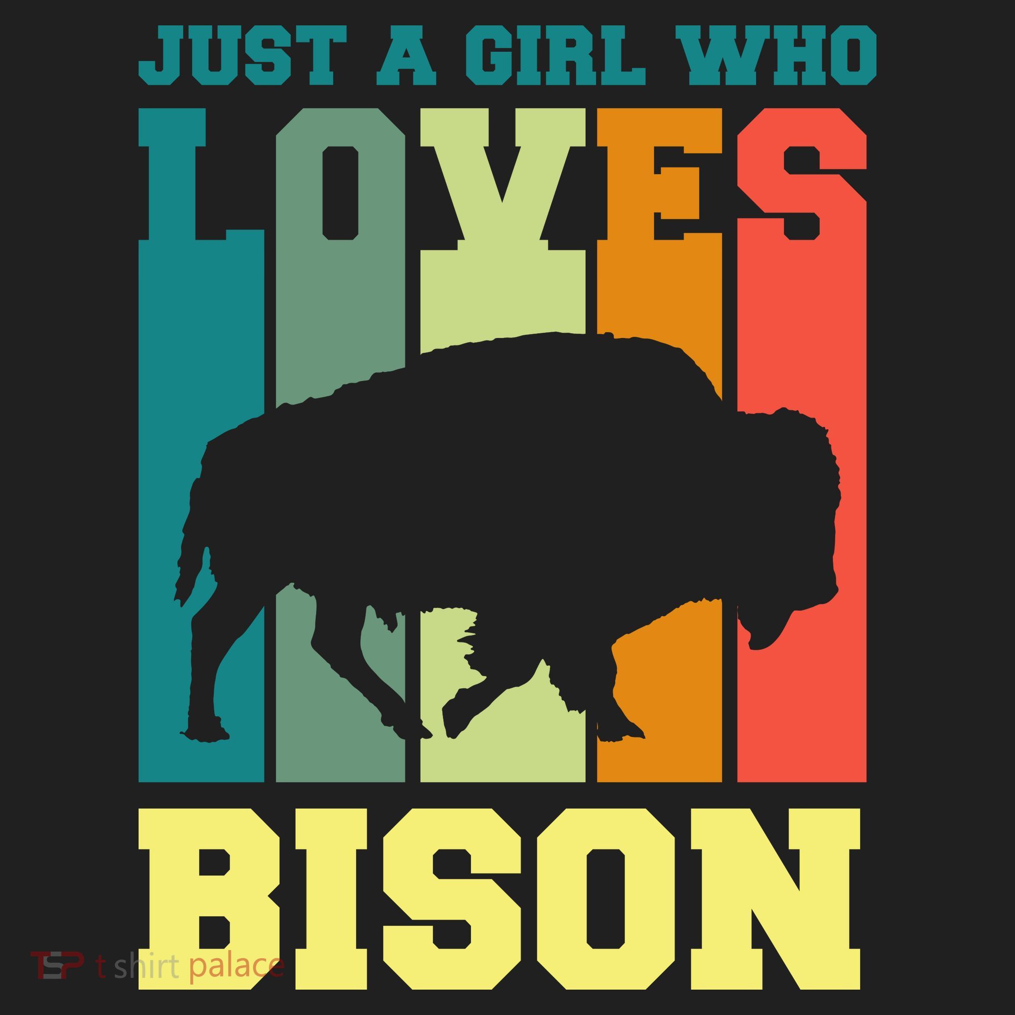 Just A Girl Who Loves Bison Beanie