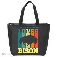 Just A Girl Who Loves Bison Tote Bag thumb 0