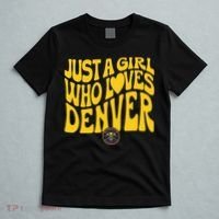 Just A Girl Who Loves D.E.N.V.E.R Nuggets Wavy T-Shirt thumb 5