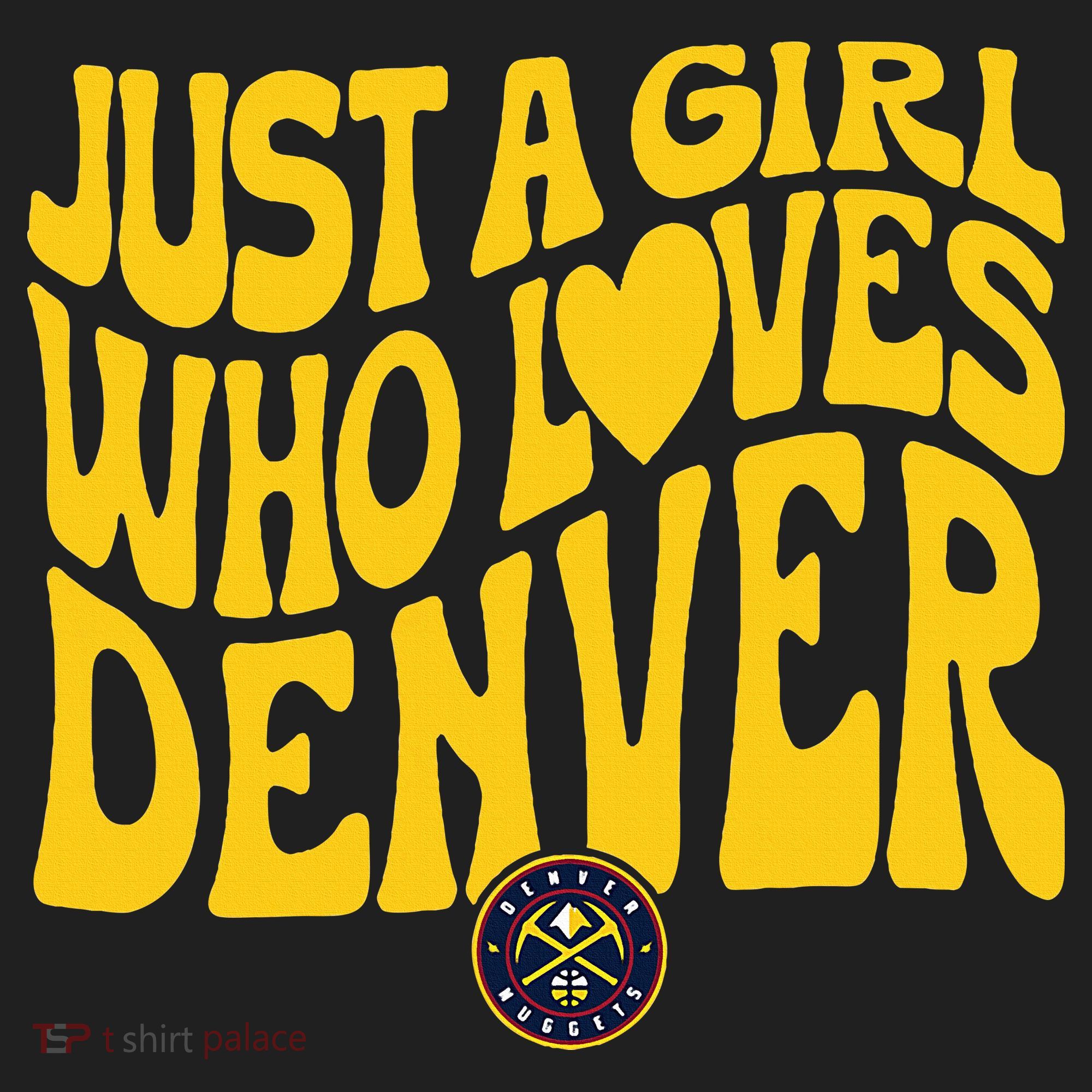 Just A Girl Who Loves D.E.N.V.E.R Nuggets Wavy Beanie