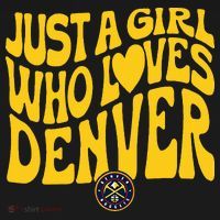Just A Girl Who Loves D.E.N.V.E.R Nuggets Wavy Women's Hoodie thumb 2