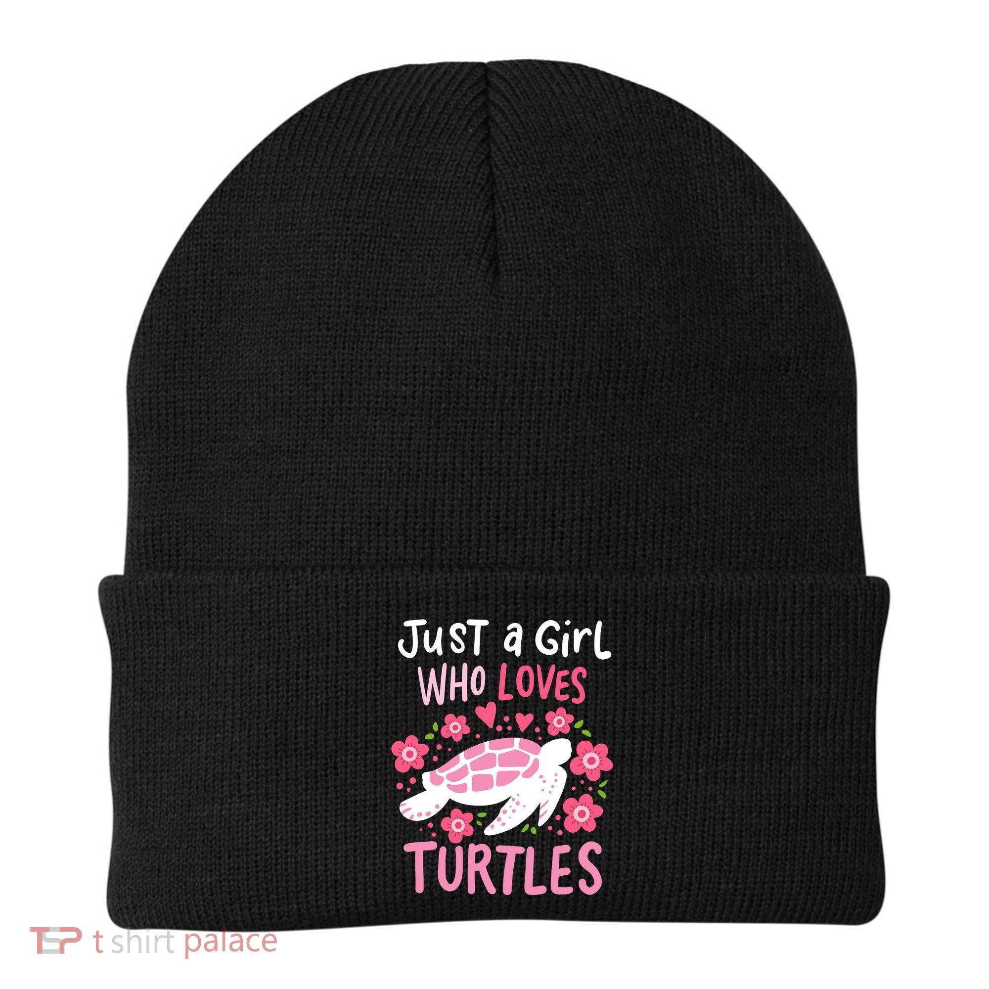 Just A Girl Who Loves Turtles Turtle Gift Beanie