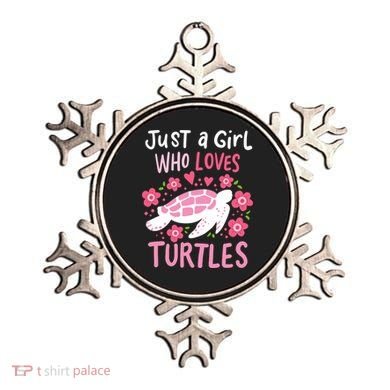 Just A Girl Who Loves Turtles Turtle Gift Ornament