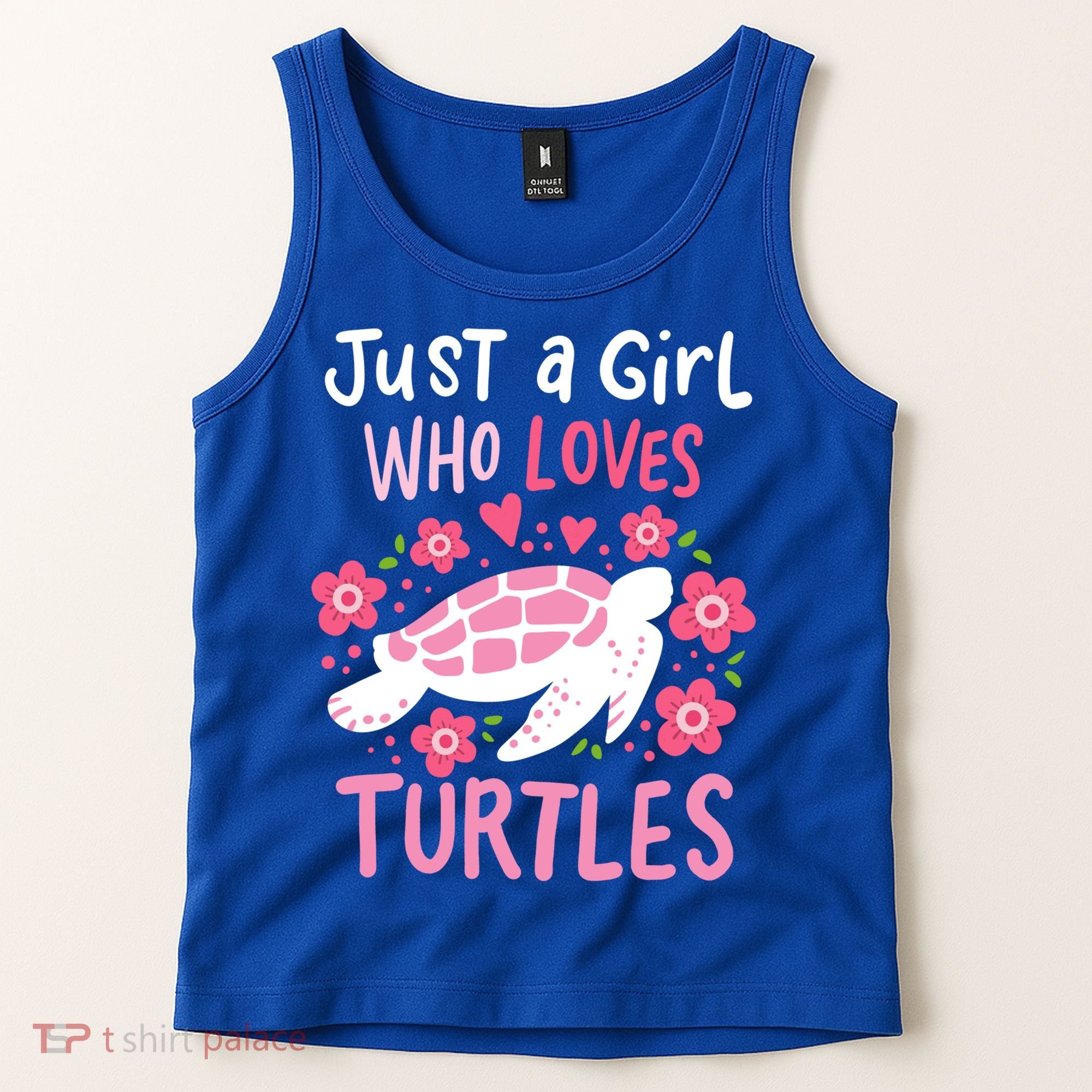 Just A Girl Who Loves Turtles Turtle Gift Tank Top