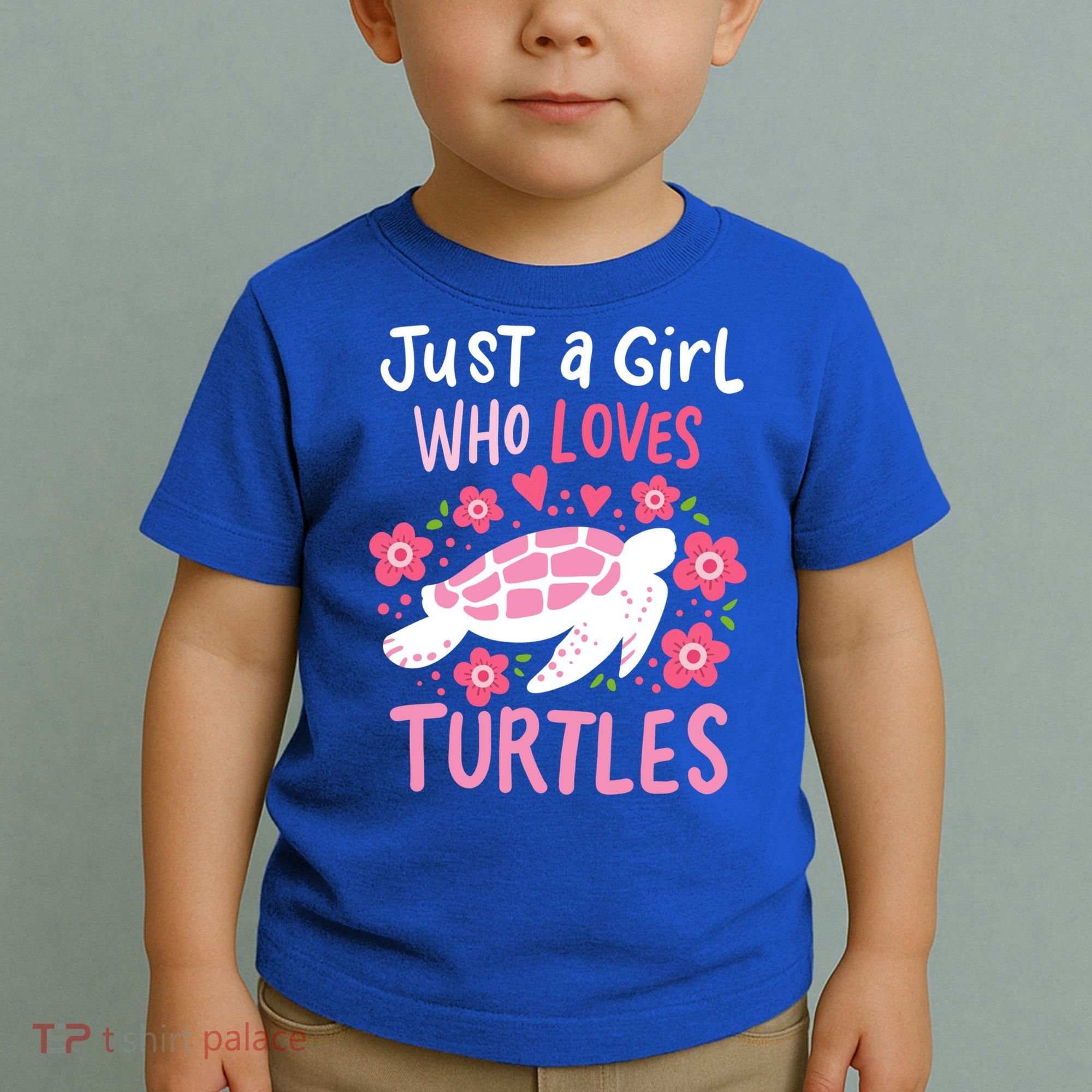 Just A Girl Who Loves Turtles Turtle Gift Toddler T-Shirt