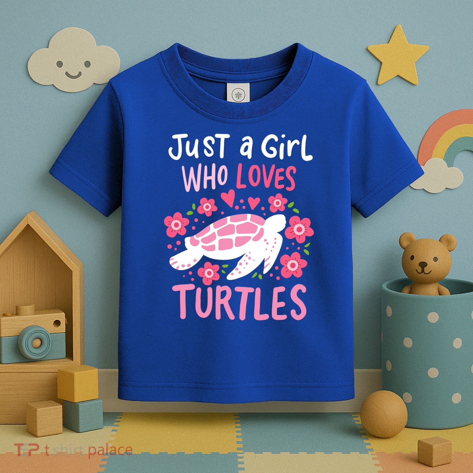 Just A Girl Who Loves Turtles Turtle Gift Toddler T-Shirt