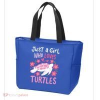Just A Girl Who Loves Turtles Turtle Gift Tote Bag thumb 3