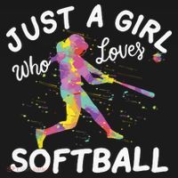 Just A Girl Who Loves Softball Apron thumb 3