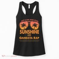 Just A Girl Who Loves Sunshine And Gangsta Rap Women's Tank Top thumb 0