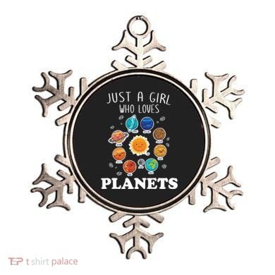 Just A Girl Who Loves Planets And Solar System Space Science Gift Ornament