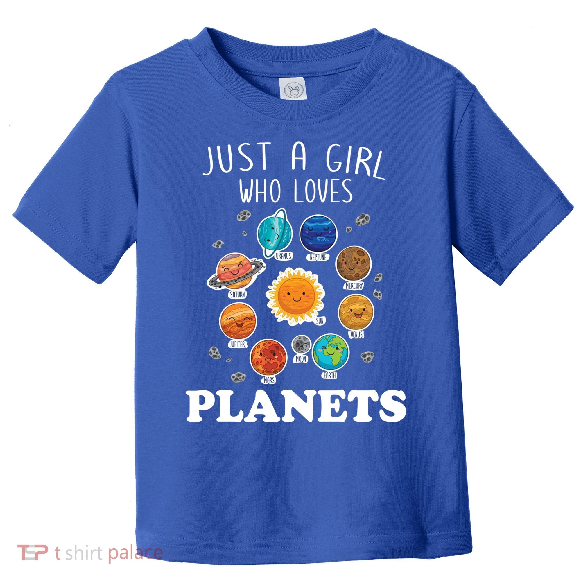 Just A Girl Who Loves Planets And Solar System Space Science Gift Toddler T-Shirt