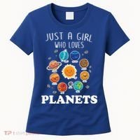 Just A Girl Who Loves Planets And Solar System Space Science Gift Women's T-Shirt thumb 0