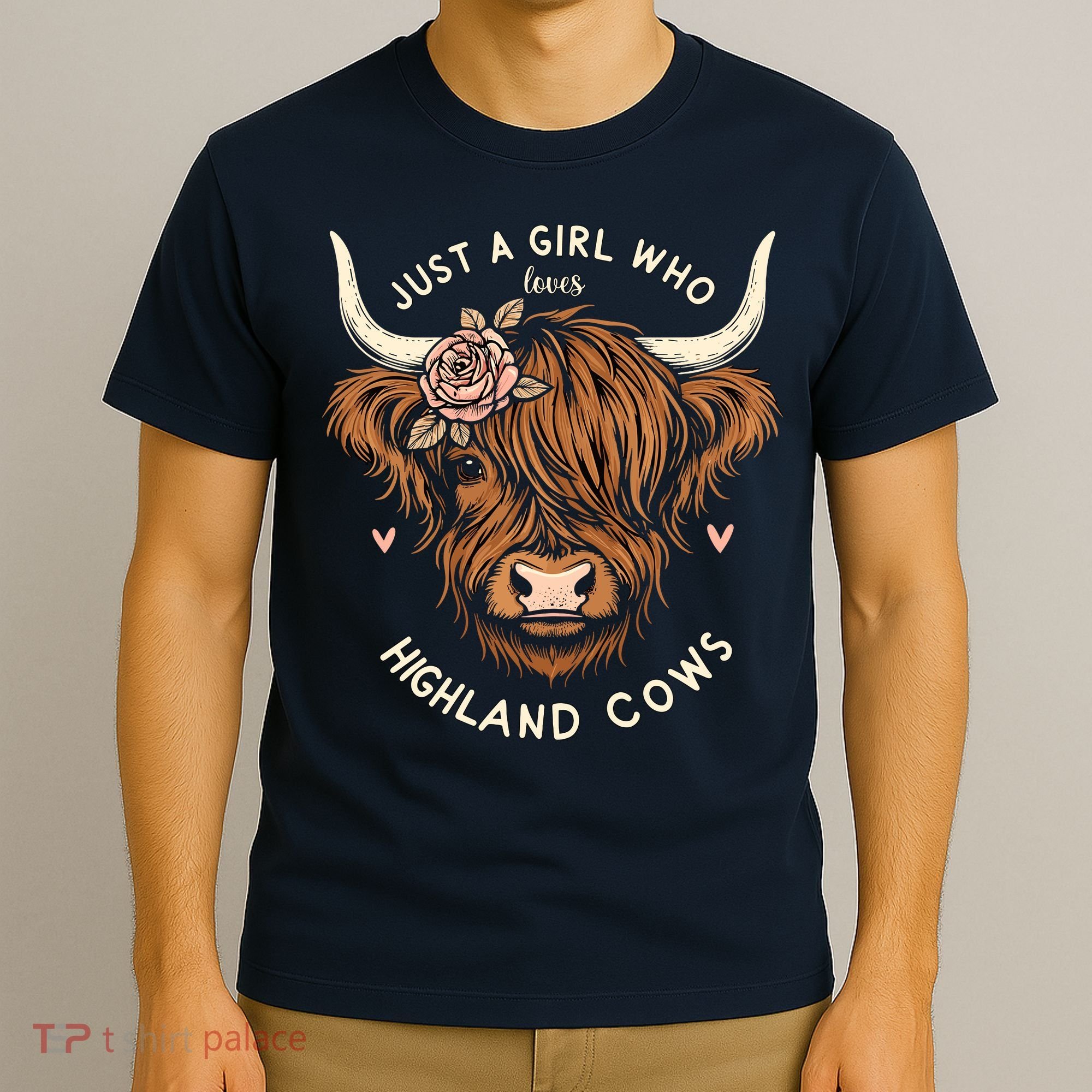 Just A Girl Who Loves Highland Cows T-Shirt