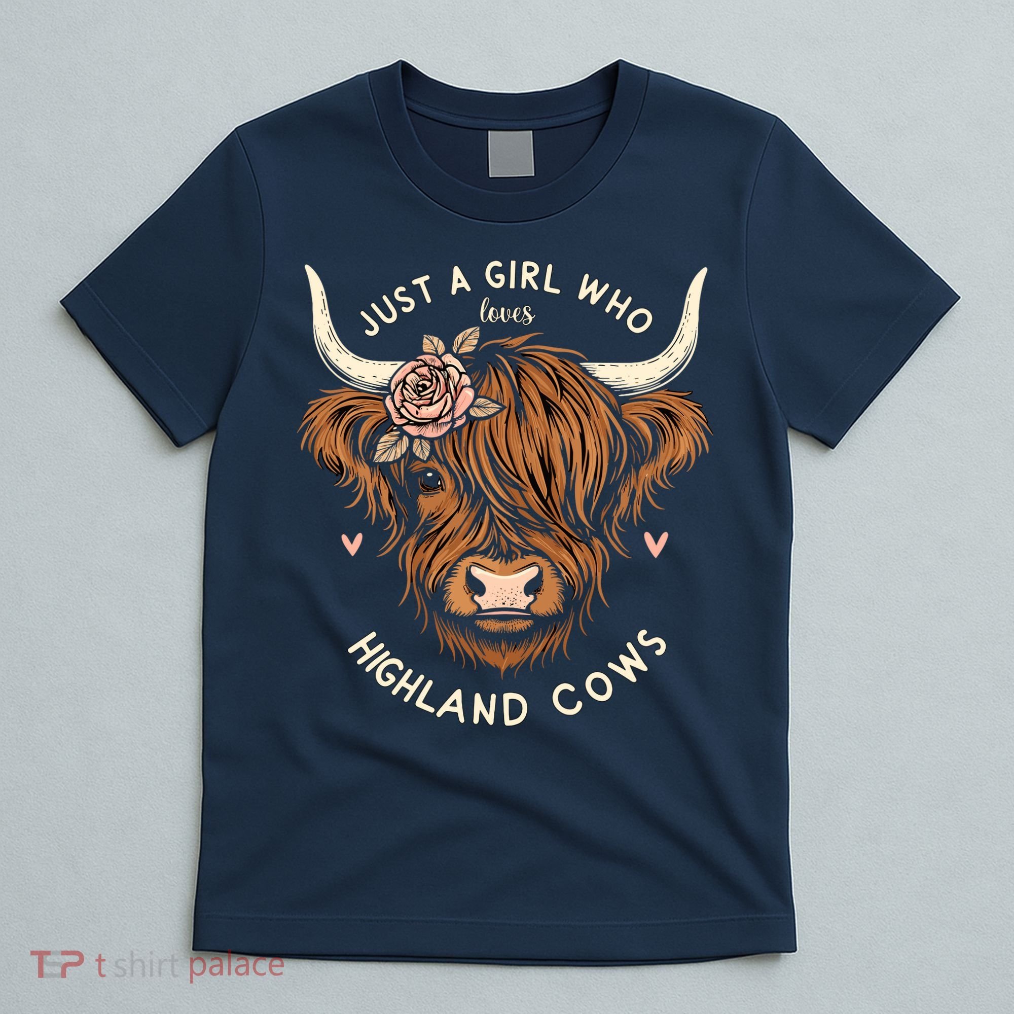 Just A Girl Who Loves Highland Cows T-Shirt