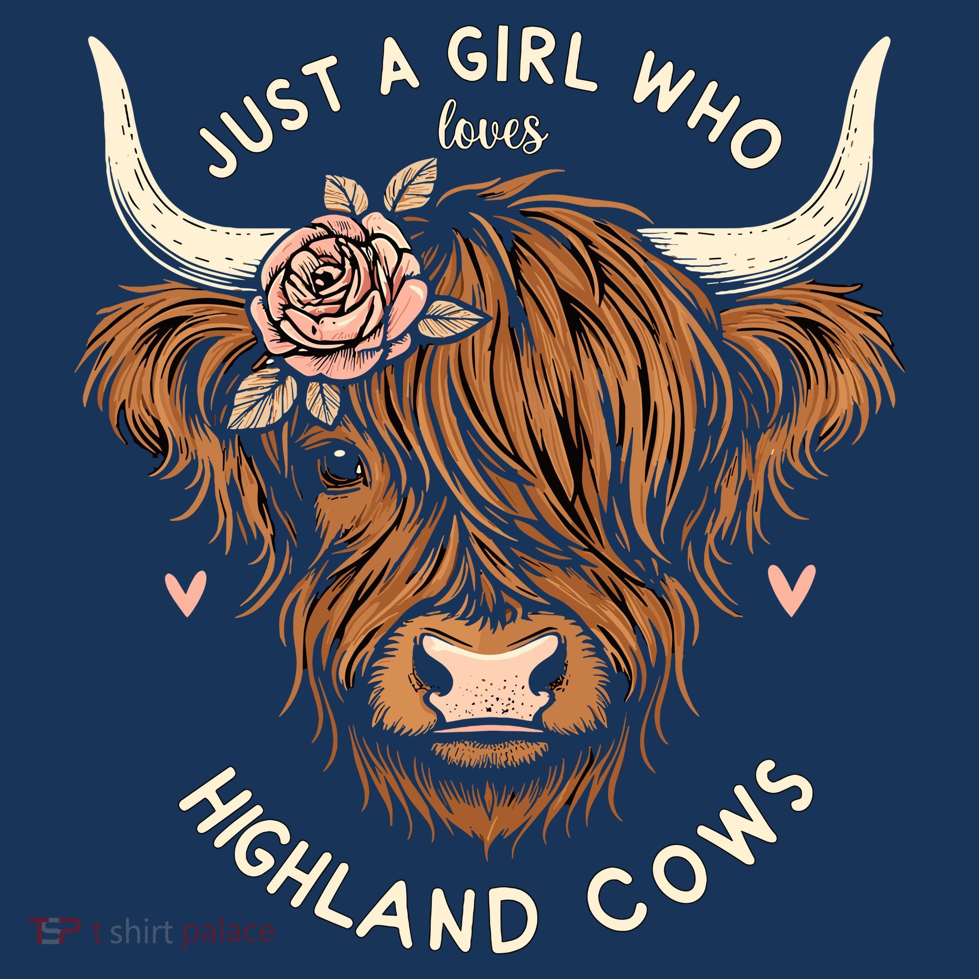 Just A Girl Who Loves Highland Cows Women's Tank Top