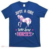 Just A Girl Who Loves Horses Gift T-Shirt thumb 0
