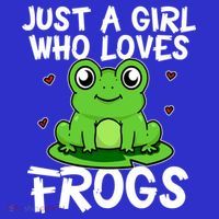 Just A Girl Who Loves Frogs Cute Green Frog Costume Gift T-Shirt thumb 7