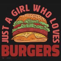 Just A Girl Who Loves Burgers Women's Tank Top thumb 5