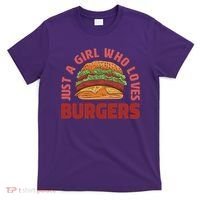 Just A Girl Who Loves Burgers T-Shirt thumb 0