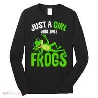 Just A Girl Who Loves Frogs Long Sleeve Shirt thumb 0