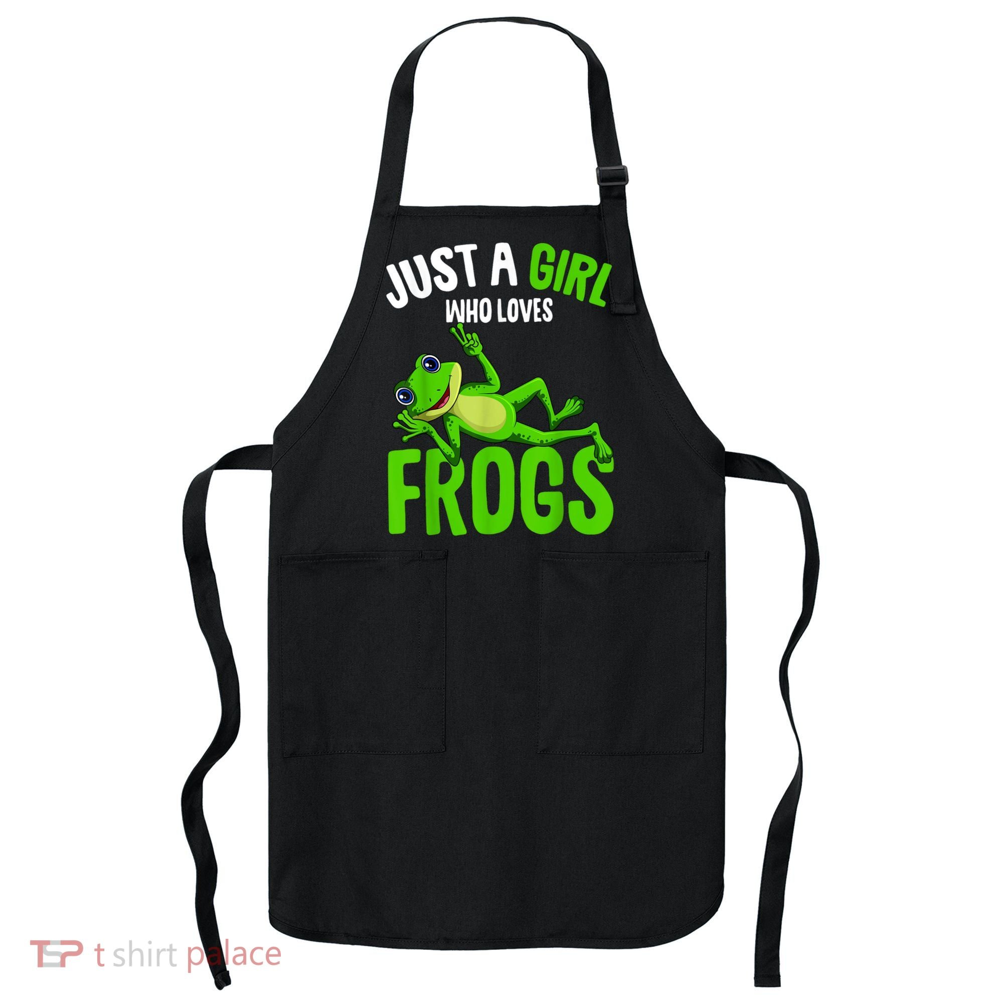 Just A Girl Who Loves Frogs Apron