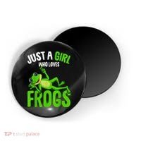 Just A Girl Who Loves Frogs Magnet thumb 0