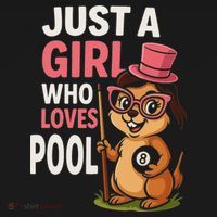 Just A Girl Who Loves Pool Billiard Pool Player Girl Funny Women's Tank Top thumb 5