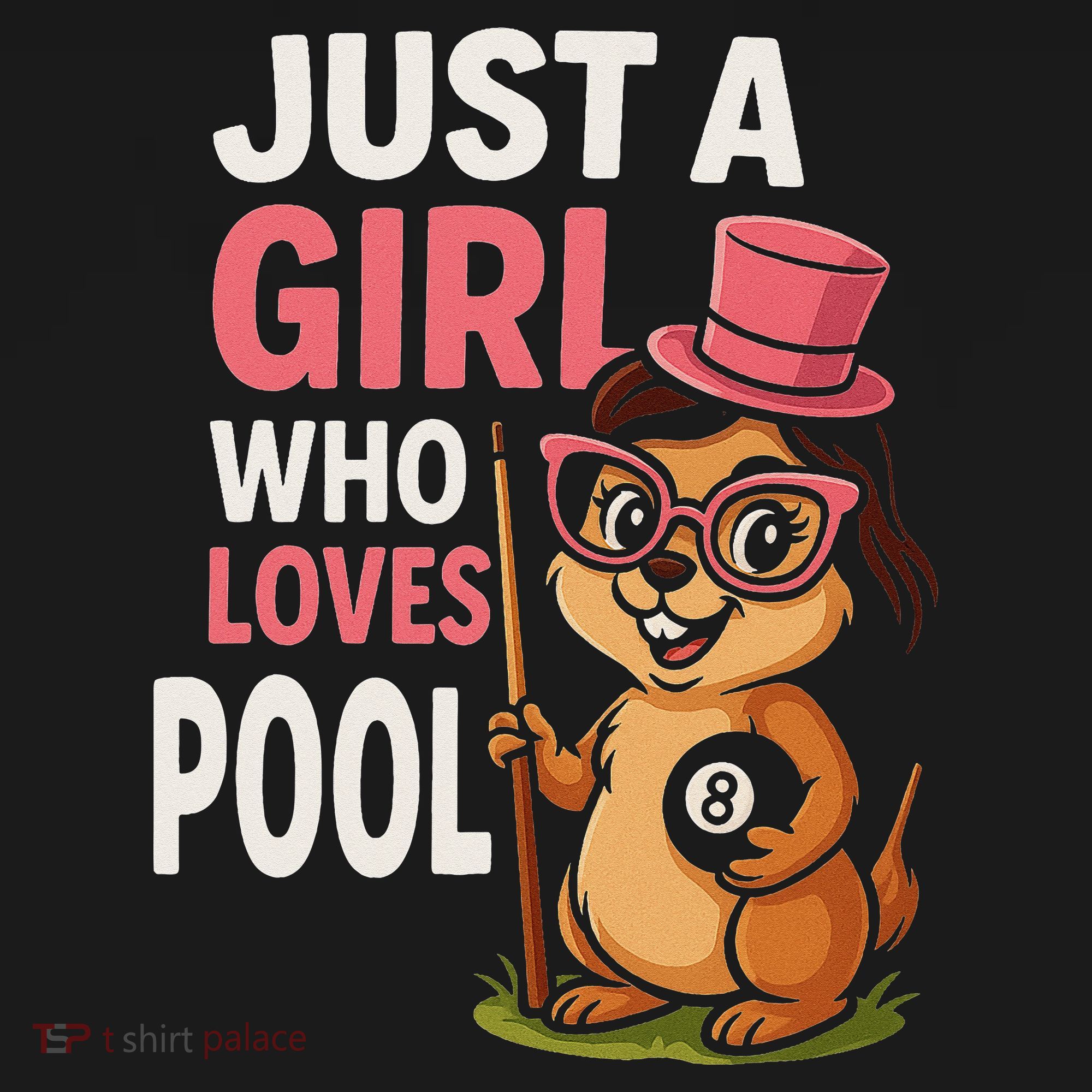 Just A Girl Who Loves Pool Billiard Pool Player Girl Funny Women's Tank Top