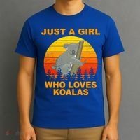 Just A Girl Who Loves Koalas T-Shirt thumb 3