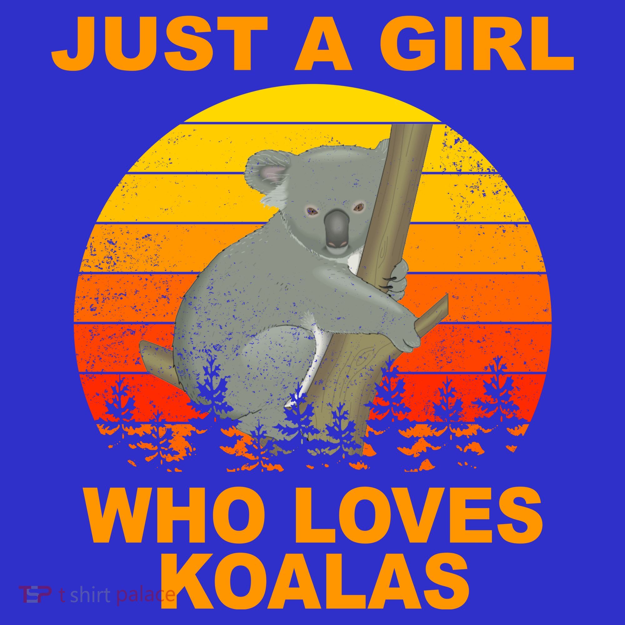 Just A Girl Who Loves Koalas Women's Tank Top