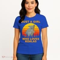 Just A Girl Who Loves Koalas Women's T-Shirt thumb 4