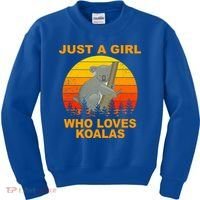Just A Girl Who Loves Koalas Kids Sweatshirt thumb 0