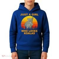 Just A Girl Who Loves Koalas Kids Hoodie thumb 4
