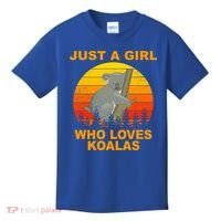 Just A Girl Who Loves Koalas Kids T-Shirt thumb 0