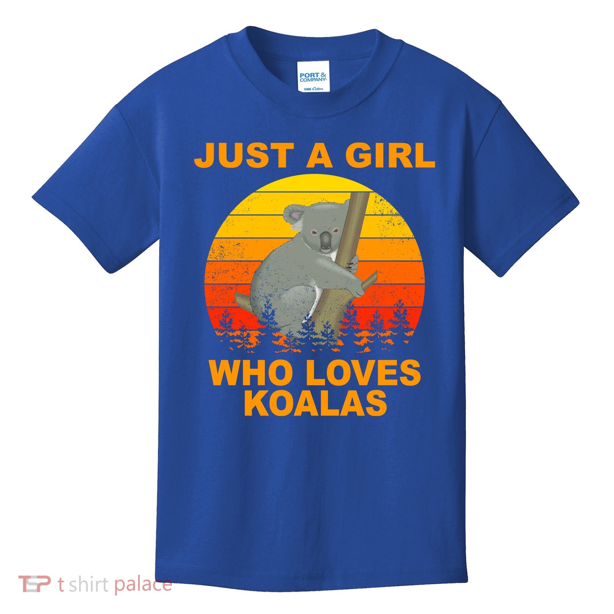 Just A Girl Who Loves Koalas Kids T-Shirt