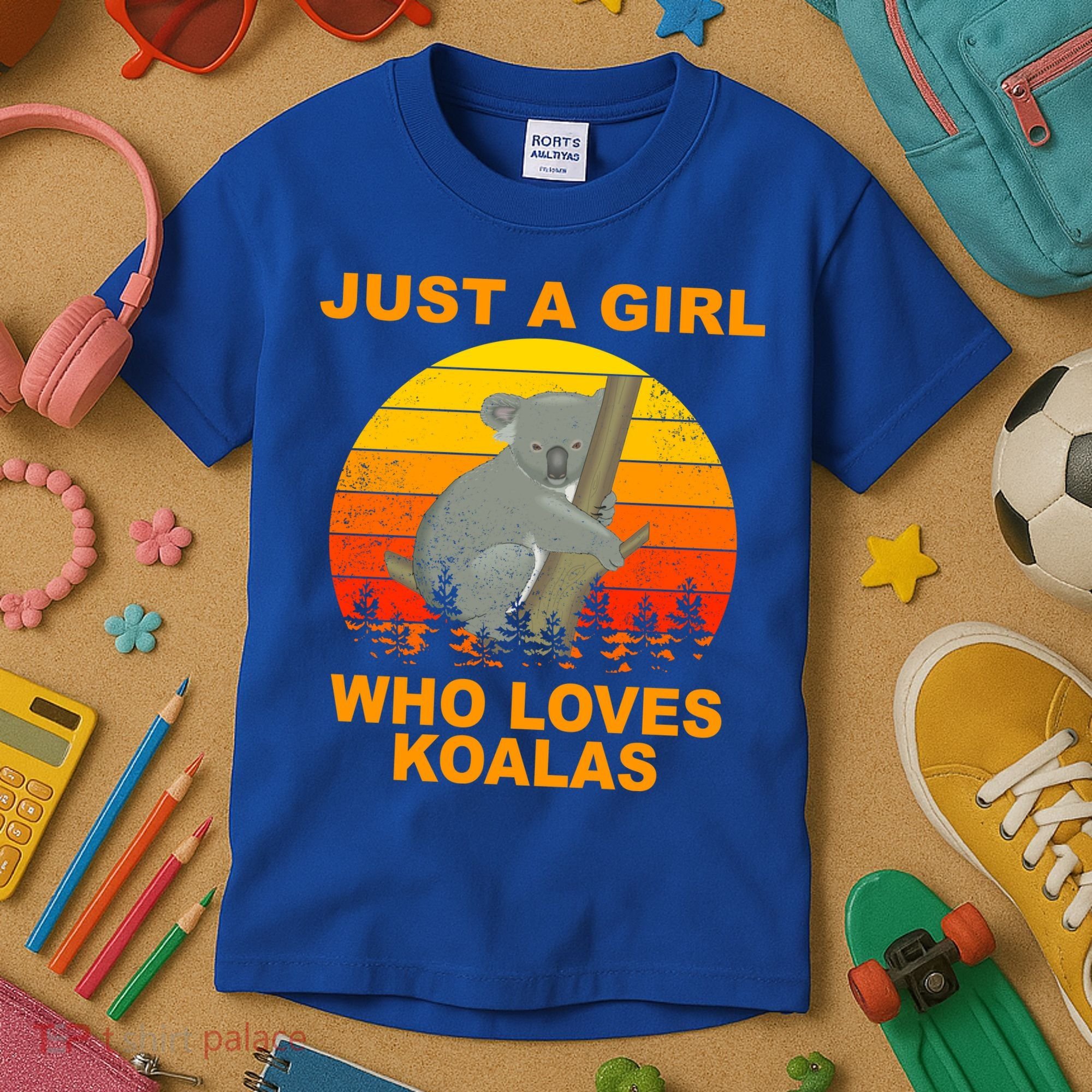 Just A Girl Who Loves Koalas Kids T-Shirt